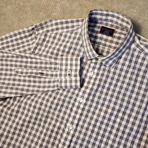 UNTUCKit‎ Mens Plaid Button Down Shirt Long Sleeve Pattern Casual